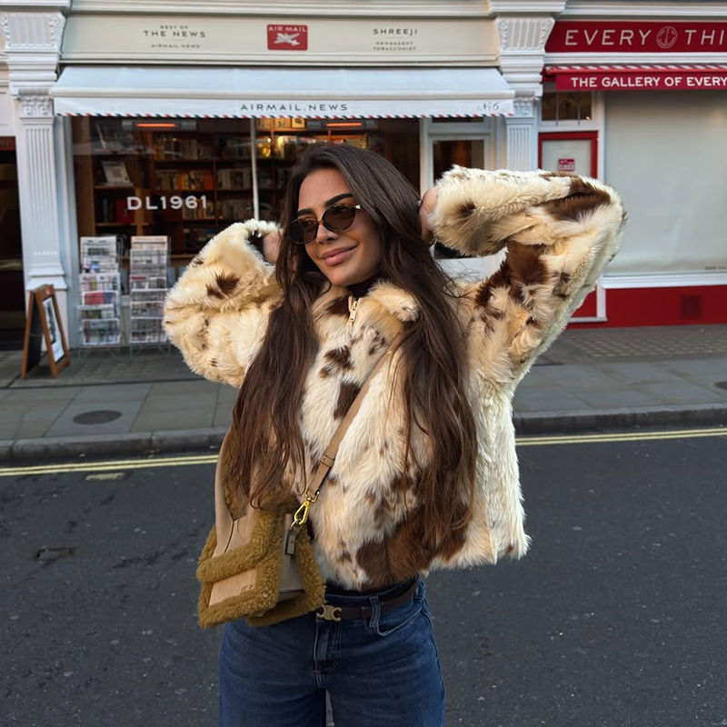 Streetwear Brands 2026 - Chic Street Girls Cow Print Fur