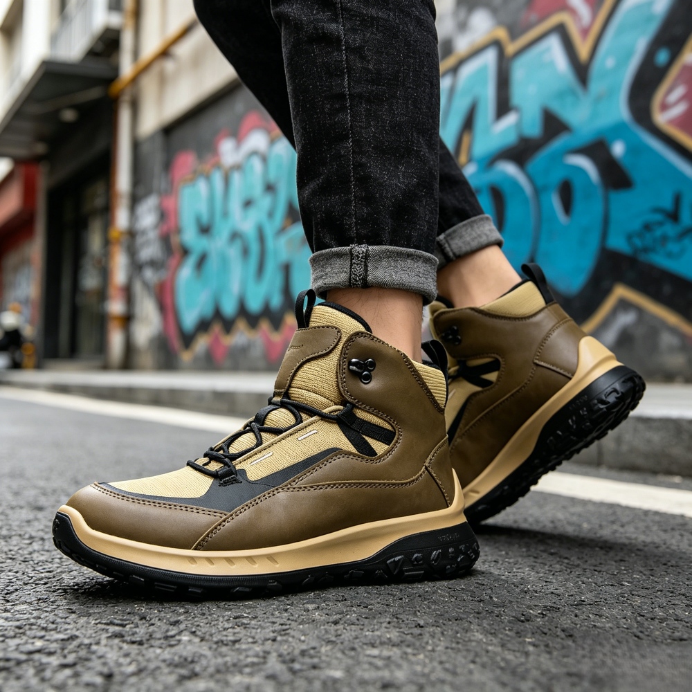 High Top Leather Shoes Men Lux - đánh giá và giá Streetwear Brands 2026