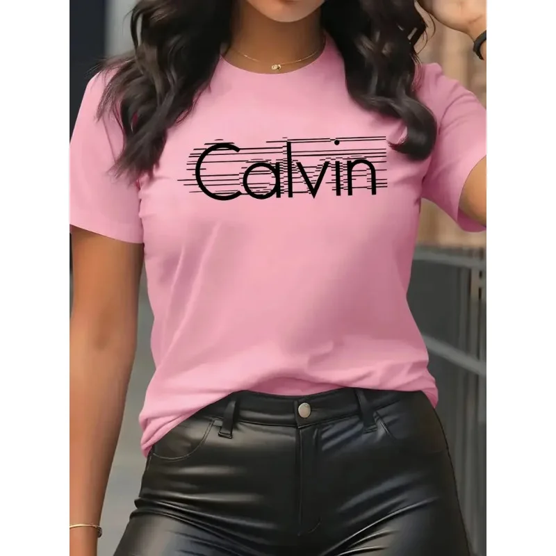 Calvin Women's T-Shirt Leisure - đánh giá và giá Quality Streetwear Brand